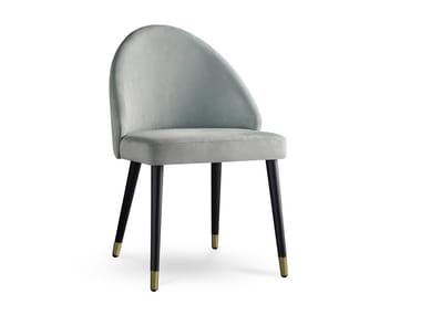 DIANA - Fabric chair with ash base by Colico