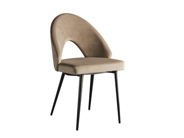 DIANA.F.TT - Upholstered fabric chair by Colico