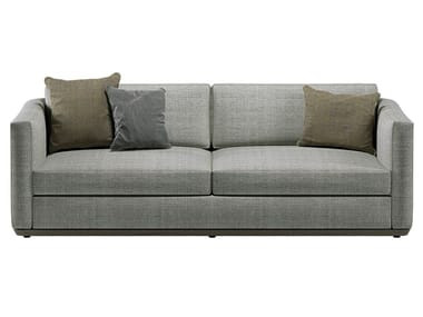 DROMO CLUB - 3 seater fabric sofa with removable cover by Paolo Castelli