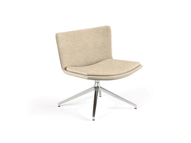 POPPEA SOFT - Swivel fabric easy chair by Frezza