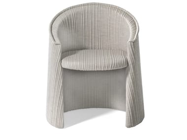 HUSK - Upholstered fabric easy chair with armrests by Moroso