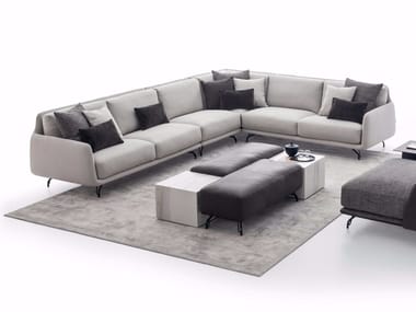 ELLIOT - Corner fabric sofa by Ditre Italia