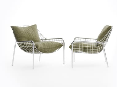 LAVE - Fabric armchair by Natuzzi Italia