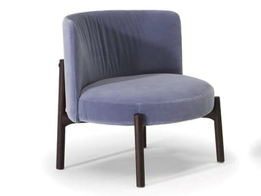 AMALIA - Fabric easy chair by Natuzzi Italia