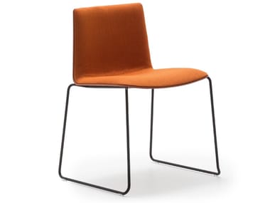 FLEX CHAIR SI1300 - Sled base stackable chair by Andreu World