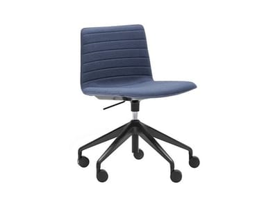 FLEX CHAIR SI1310 - Swivel chair with 5-spoke base with castors by Andreu World