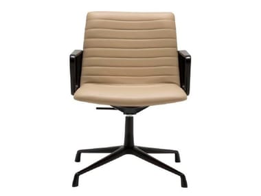 FLEX EXECUTIVE SO1844 - Swivel chair with 4-spoke base with armrests by Andreu World