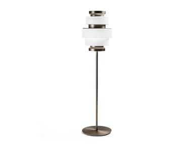 KÉPI - Titanium floor lamp by Arketipo