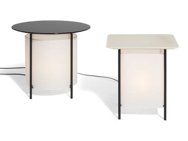 ANDON - Floor lamp / coffee table by DE PADOVA