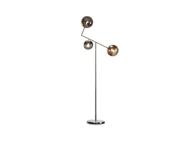 BULLES XL - LED adjustable Borosilicate glass floor lamp by Reflex