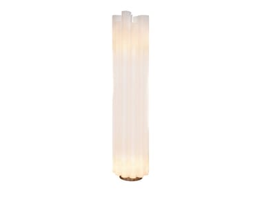 VERTICAL NEST - Polycarbonate floor lamp by Tacchini