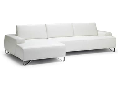 FLY - Upholstered sofa with chaise longue by Natuzzi Italia