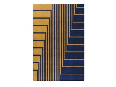 SCALA - Handmade striped wool rug by Wittmann