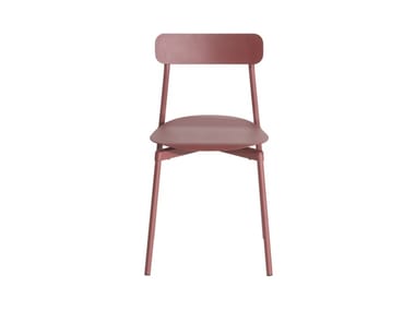 FROMME - Stackable powder coated aluminium chair by Petite Friture