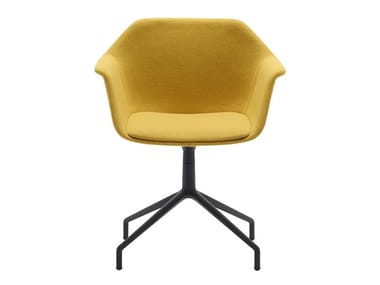 GALA SO0718 - Upholstered fabric chair with armrests by Andreu World