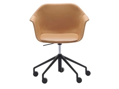 GALA SO0722 - Swivel office chair with castors with 5-Spoke base by Andreu World