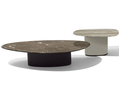 GALET - Marble coffee table by Giorgetti