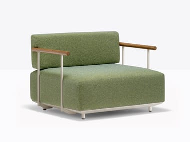 ARKI-SOFA PLUS - Fabric garden armchair with armrests by Pedrali