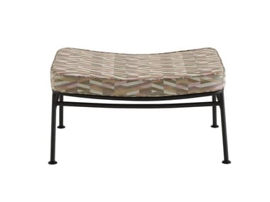 BACKPACK 2 - Rectangular fabric garden footstool by Ligne Roset