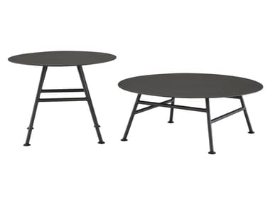 GARDEN PACK - Round aluminium garden side table by Ligne Roset