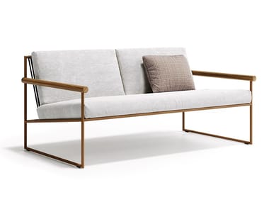 PIPE - Teak garden sofa by Atmosphera