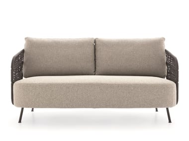 356 - 2 seater fabric garden sofa by Ditre Italia