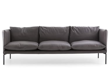 GENTRY EXTRA LIGHT - Leather or fabric sofa by Moroso