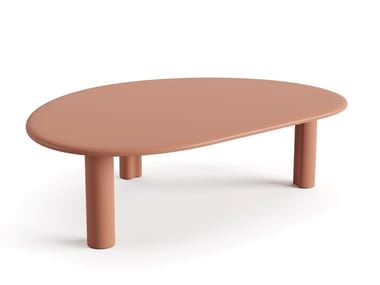 GHIA - Low oval MDF coffee table by Arper