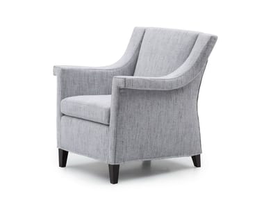 HAVANA SMALL - Fabric armchair with armrests by Bodema