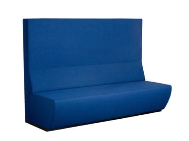 TRAIN BENCH - Sectional high-back fabric sofa by Casala