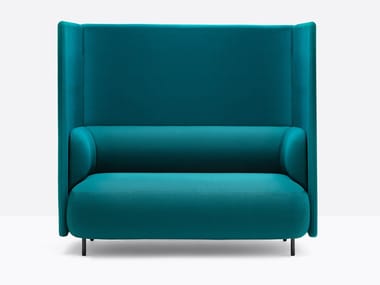 BUDDYHUB BDH002/140 - High-back fabric sofa by Pedrali