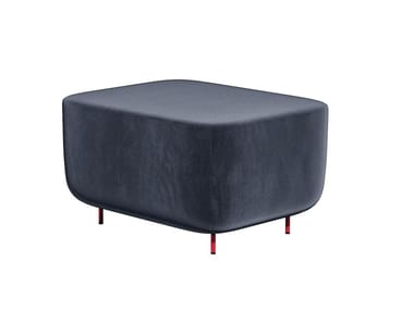 HOFF - Upholstered rectangular fabric pouf by Petite Friture