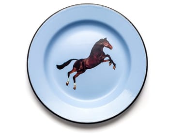 HORSE - Enamelled metal plate (Request Info)