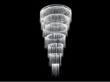 ICE - LED Murano glass pendant lamp by Reflex