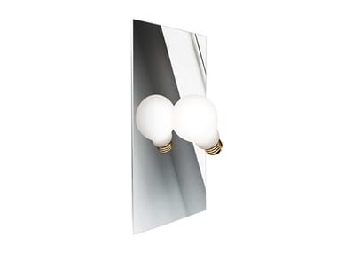 IDEA - Brushed brass and technopolymer LED wall light by Slamp