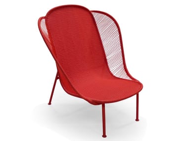 IMBA - Colored polyethylene cord armchair by Moroso