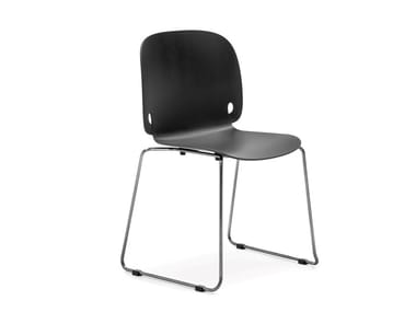 INTRO - Sled base polyamide chair by Pianca