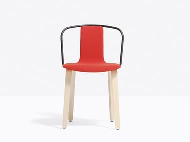 JAMAICA 2911 - Fabric chair with armrests by Pedrali