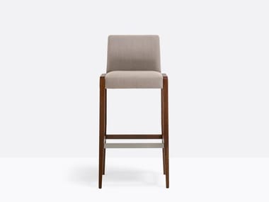 JIL 526 - Upholstered stool with back by Pedrali