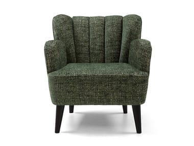 KIM - Fabric armchair with armrests by Bodema