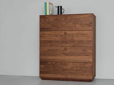 KIN BIG - Solid wood chest of drawers by Zeitraum