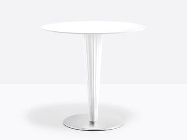 KRYSTAL 4411 - Square methacrylate table by Pedrali