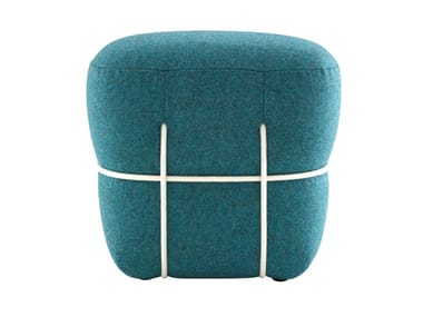 LACE - Upholstered rectangular fabric pouf by Ligne Roset