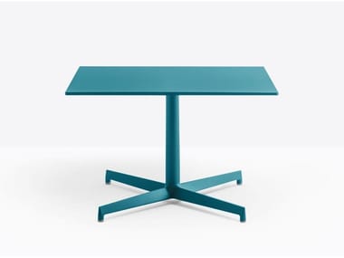 LAJA 5420 H400 - Square aluminium contract table by Pedrali