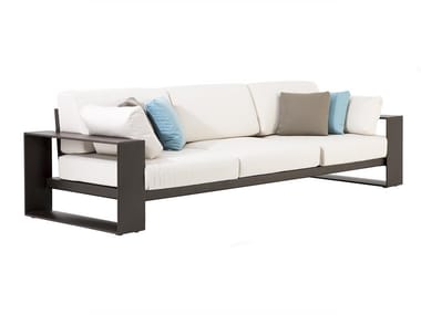 LANDSCAPE ALU SF4633 - 3 seater aluminium garden sofa by Andreu World