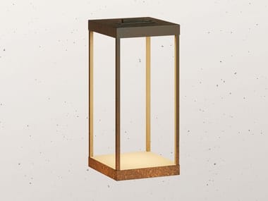 LANTERNE SLIM 267.02 - LED brass floor lamp by Il Fanale