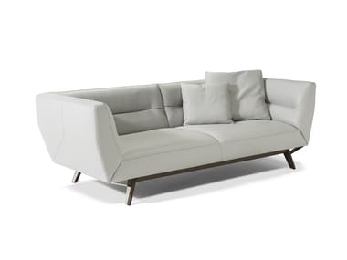 POSITANO - 3 seater leather sofa by Natuzzi Italia