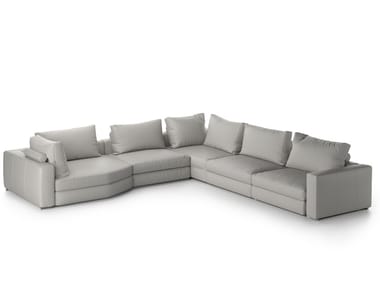 DOMINIO - Upholstered sofa by Natuzzi Italia