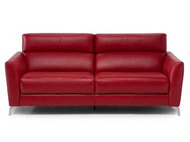 STAN - Recliner leather sofa by Natuzzi Italia