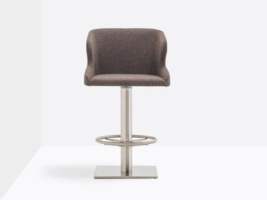 LEILA 687 - Swivel upholstered stool by Pedrali